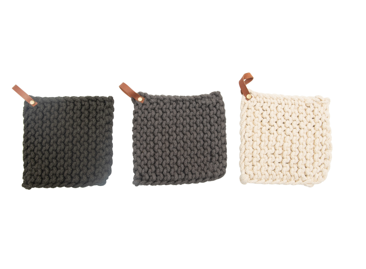 Pot Holder Leather Strap