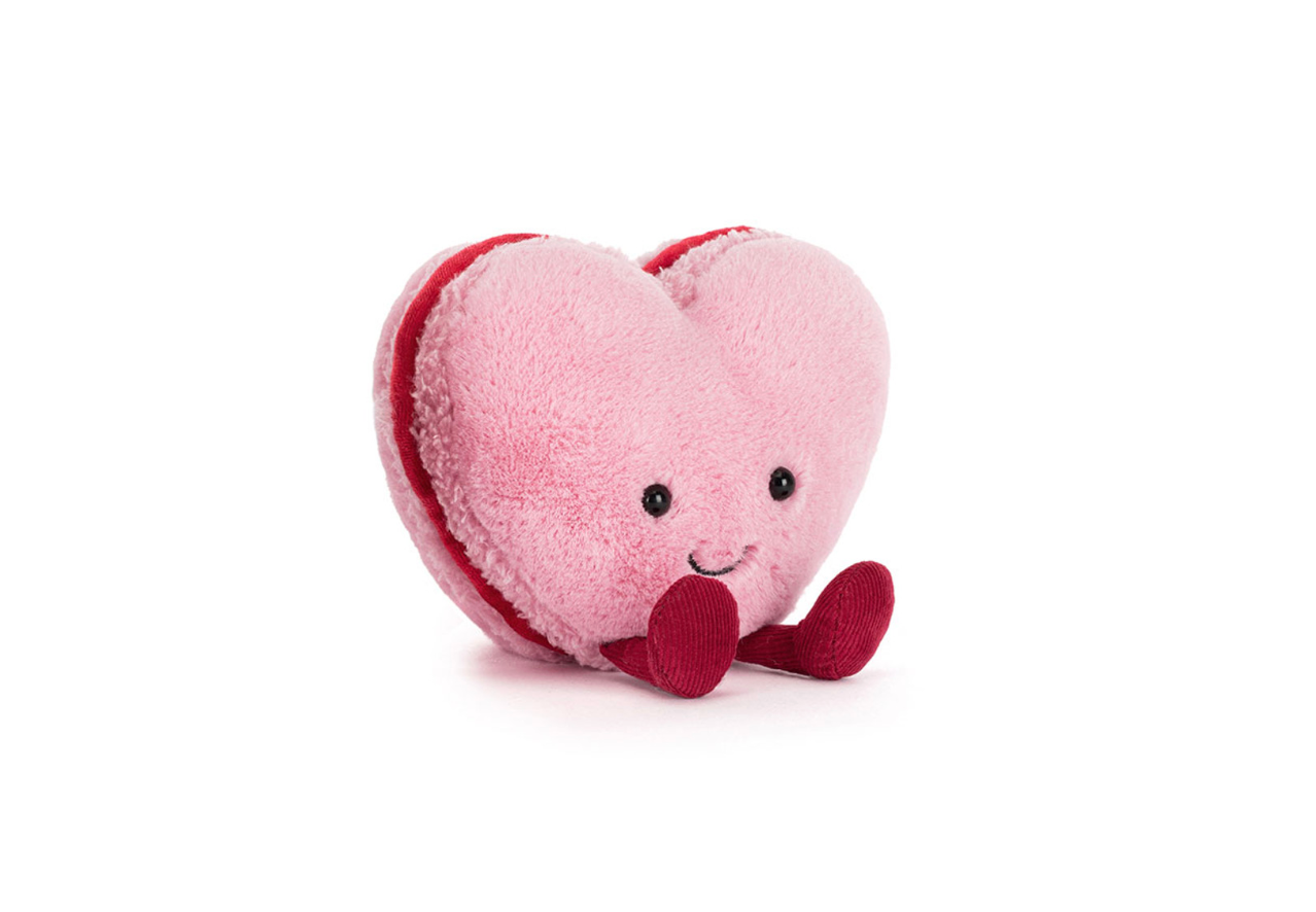 JELLYCAT Colette Heart Macaron (PINK)
