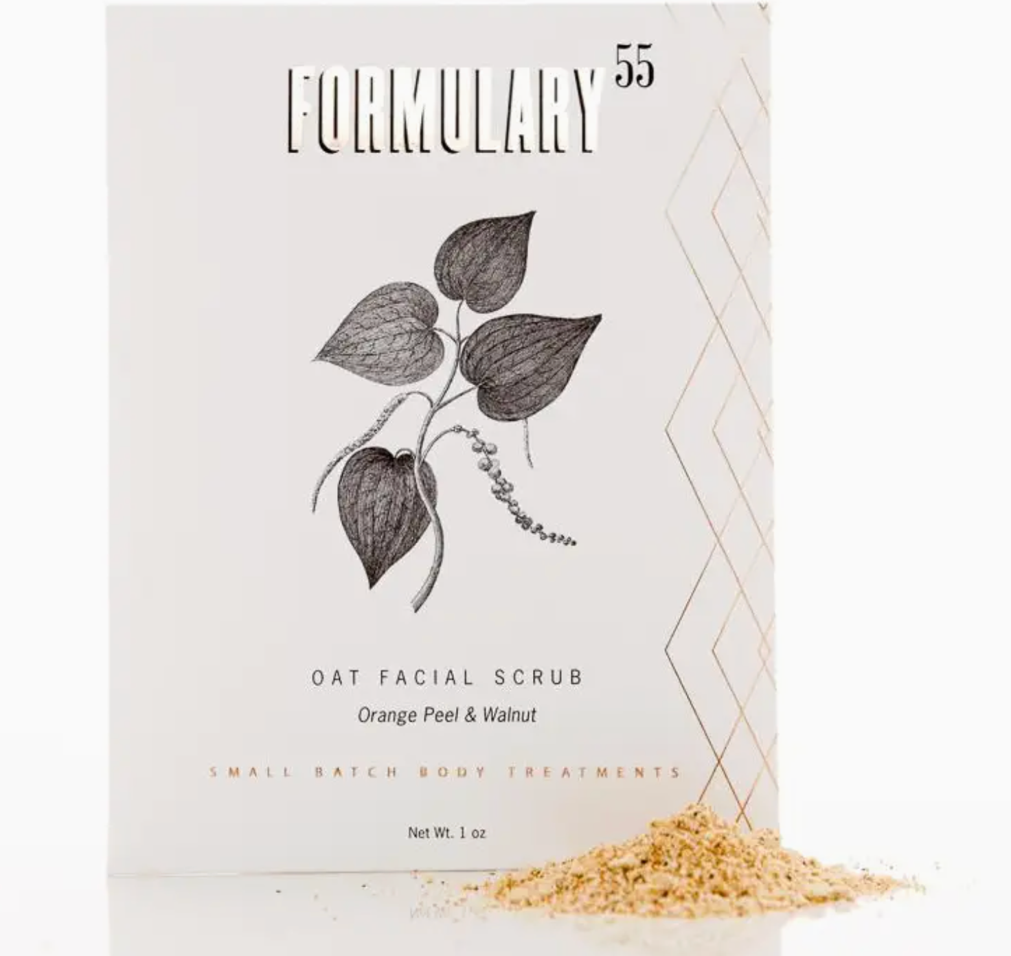 Oat Facial Scrub Orange Peel & Walnut | Niche&Co