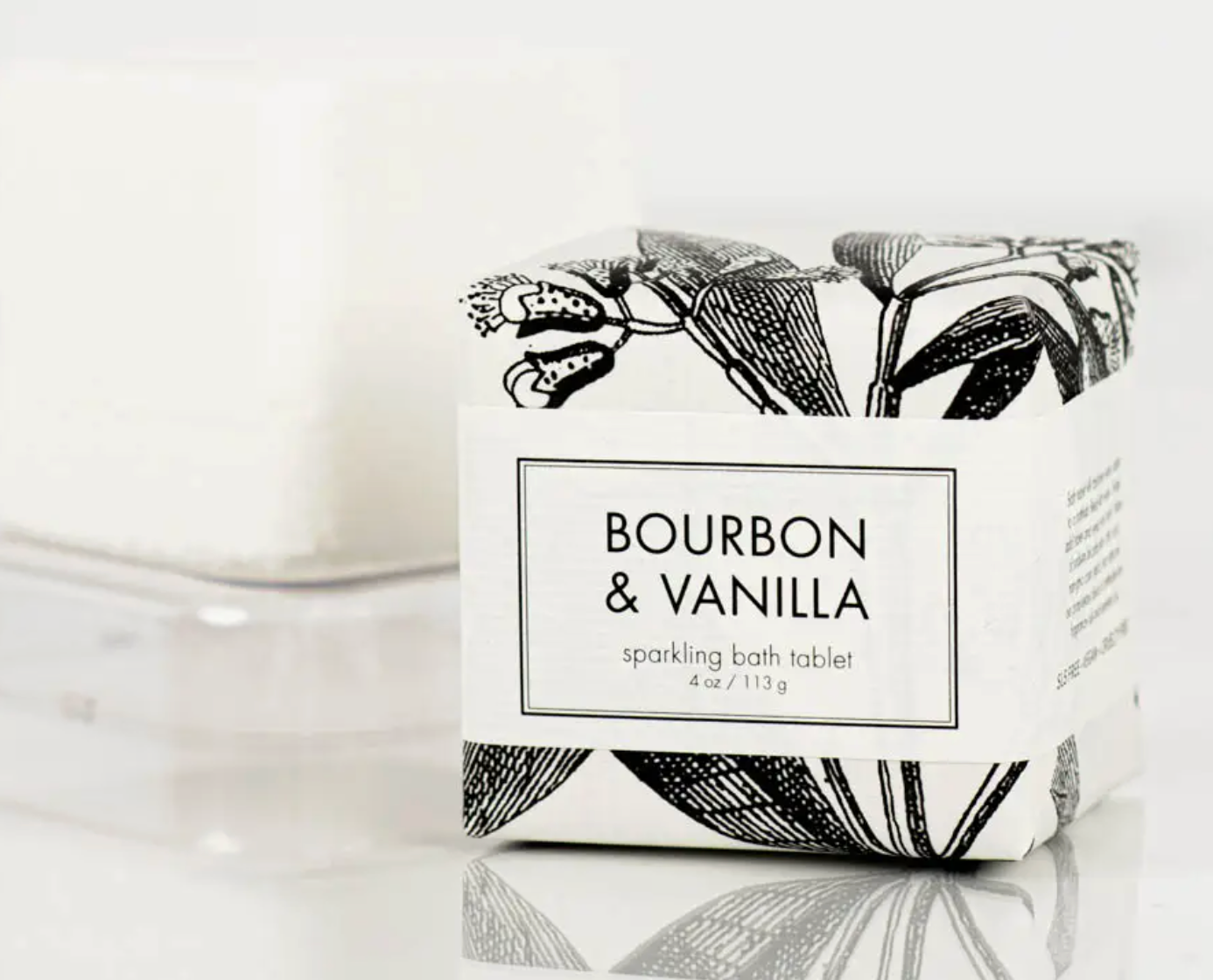 Bourbon & Vanilla Sparkling Bath Tablet | Niche&Co