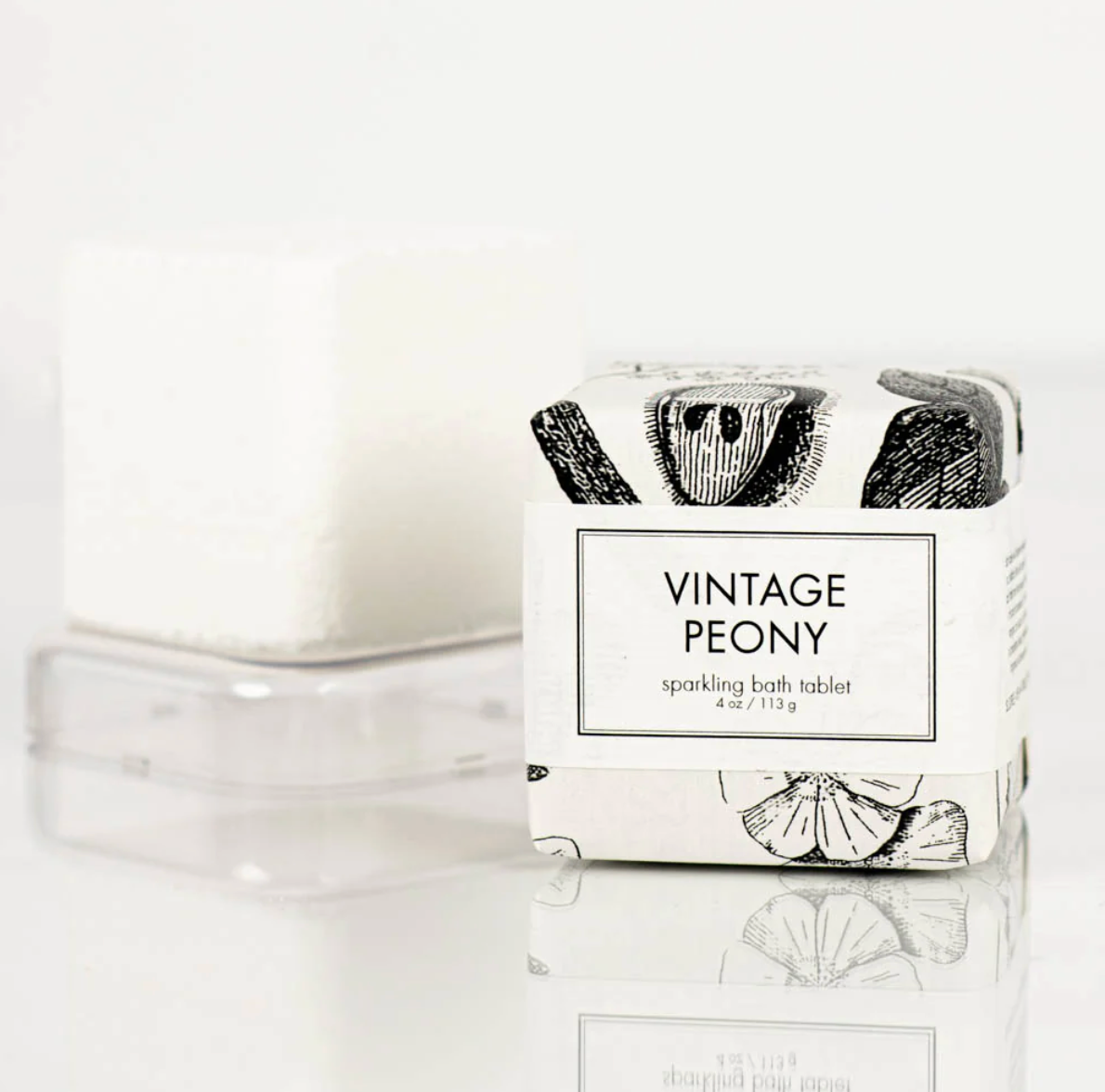 Vintage Peony Sparkling Bath Tablet | Niche&Co