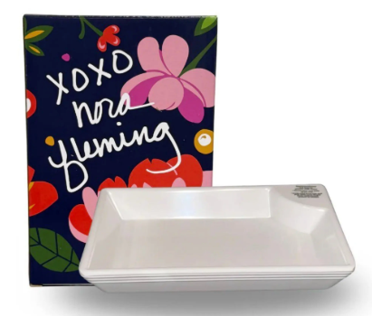 NORA FLEMING Pinstripes Teeny Tray