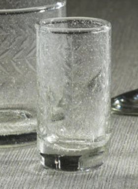 Tuscan Handmade Etched Tequila Sipping Glass