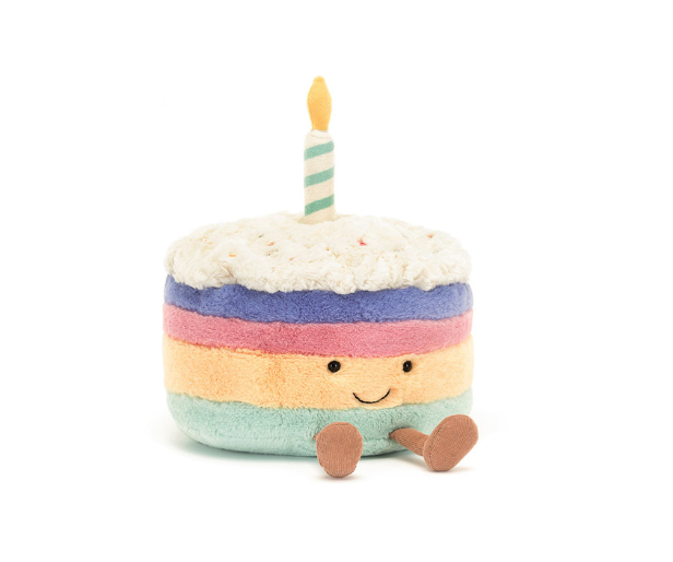JELLYCAT - Amuseables Rainbow Birthday Cake | Niche&Co
