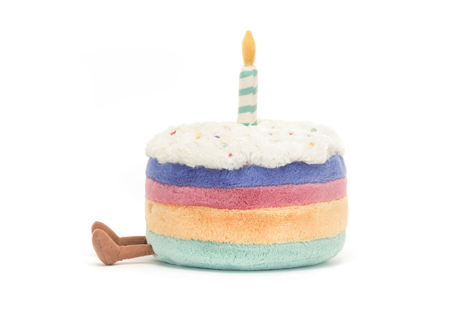 JELLYCAT - Amuseables Rainbow Birthday Cake | Niche&Co