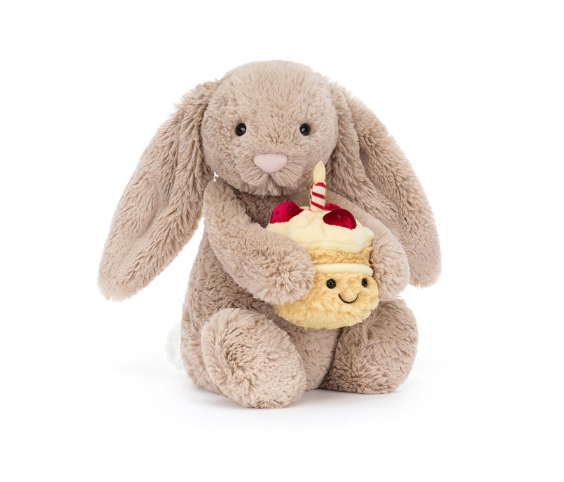JELLYCAT - Bashful Beige Bunny Birthday | Niche&Co