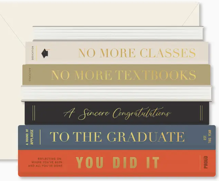Ginger P. Designs - Graduation Books Greeting Card