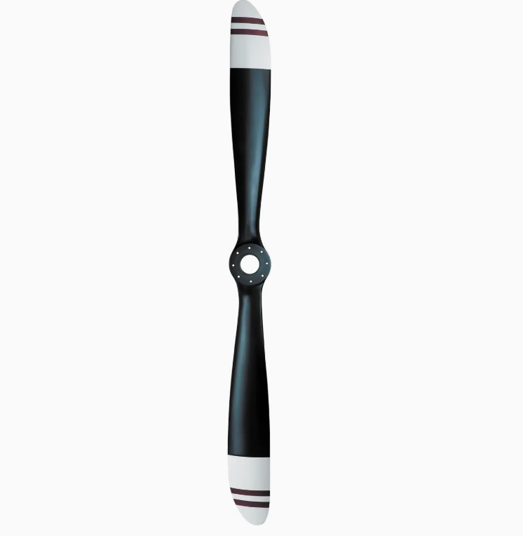Sopwith Red Stripes, Solid Black Wood Propeller