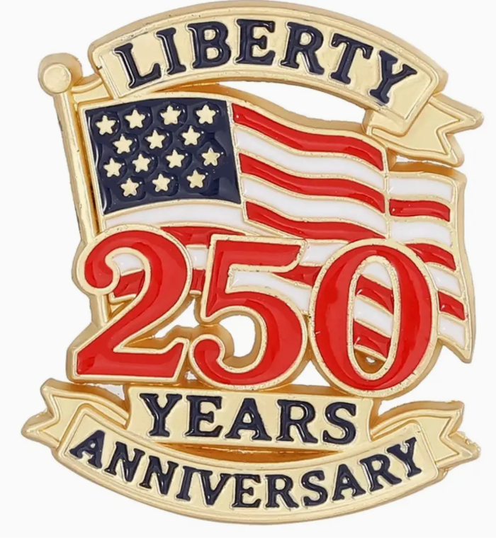 US 250 commemrative pin
