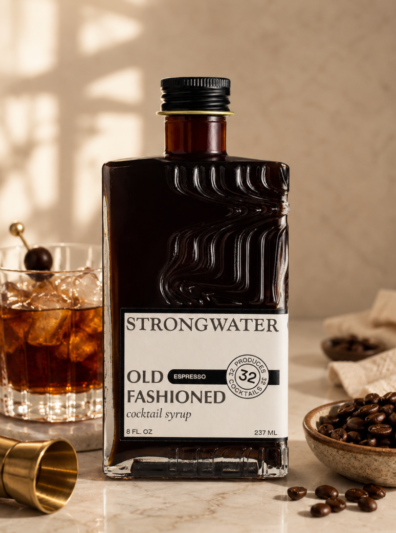 Strongwater  Espresso Old Fashioned Cocktail Syrup