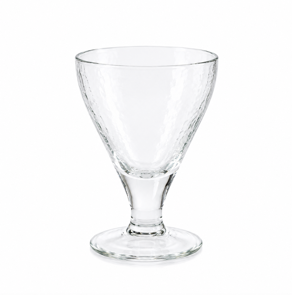 Pebbled Footed Goblets