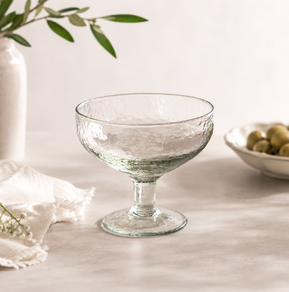 Pebbled Footed Small Compote