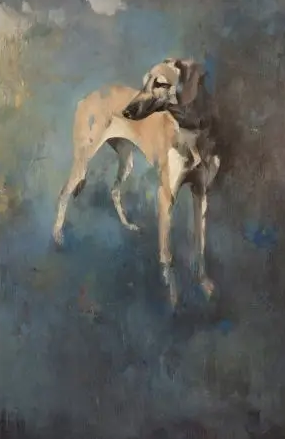 Beau 41.51x61.5 (greyhound dog)