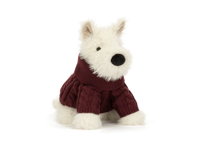 Munro Scottie Dog 'Winter Jumper'