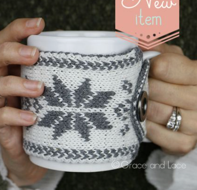 Reversible Button Mug Sleeve
