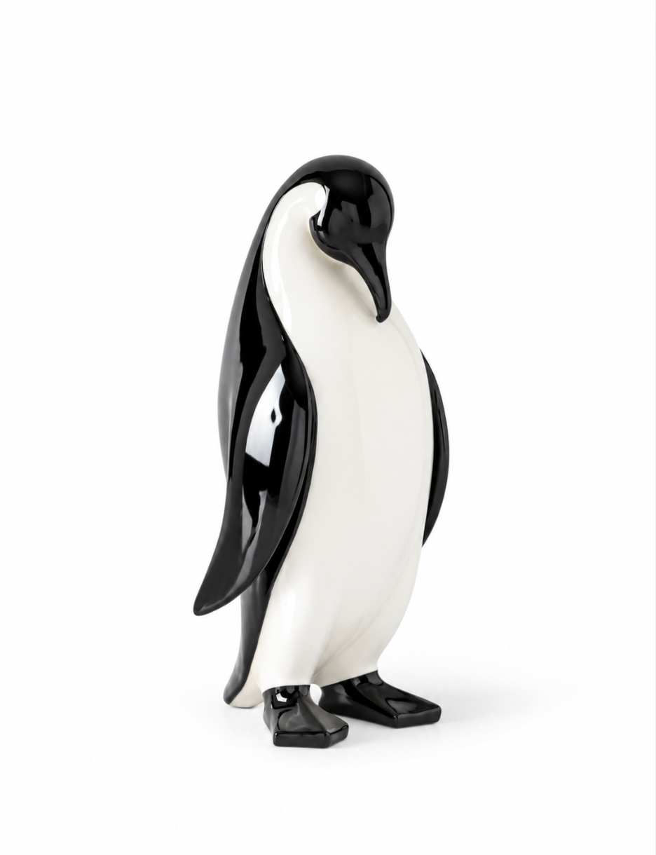 Black & White Glossy Penguin SM