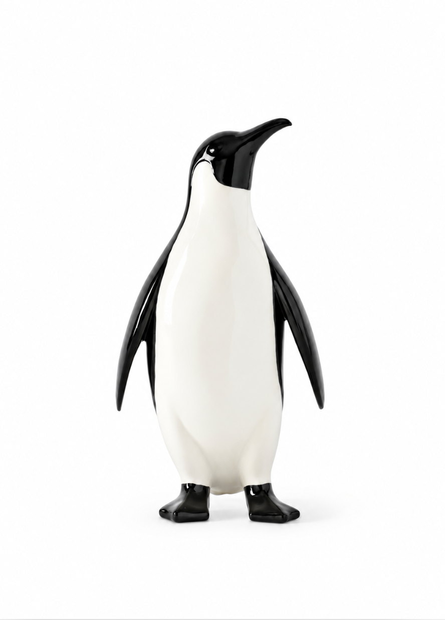 Black & White Glossy Penguin LG