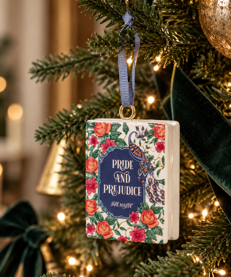 Pride and Prejudice Literary Christmas Ornament