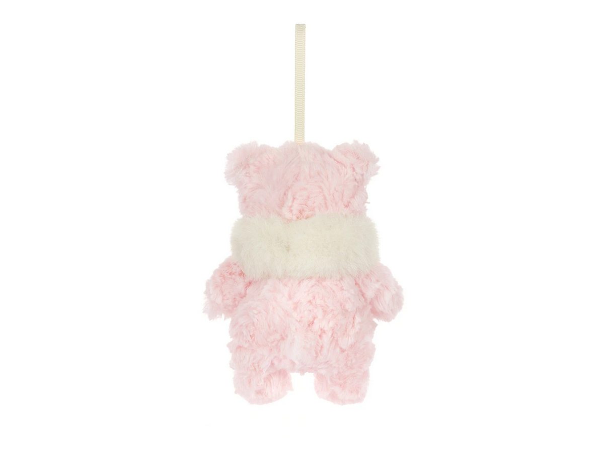 Jellycat Leola Bear Winter Warmer Decoration