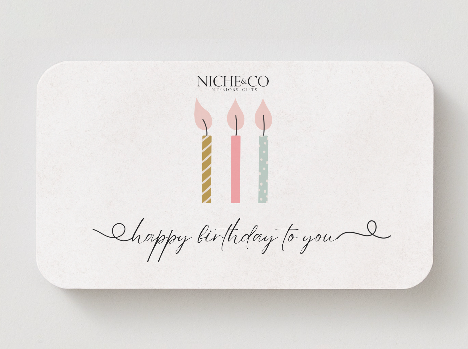 NICHE&CO E-Gift Card - Birthday