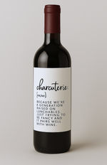 Charcuterie Board  - Wine Label