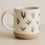 Leaves 14 oz Stoneware Mug | Niche&Co.