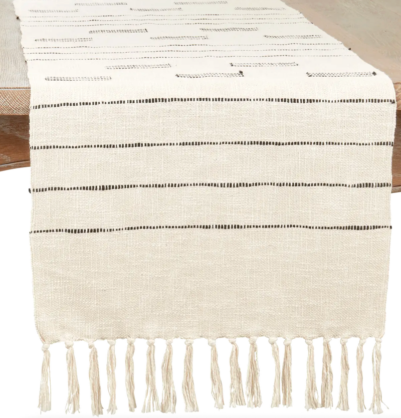 Dash Line Table Runner - 16"x72" | Niche&Co.