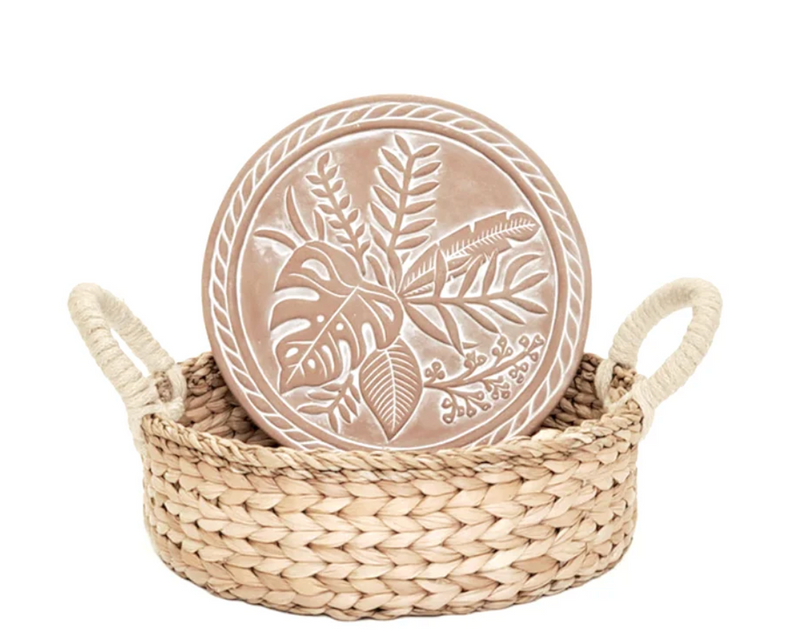 Handmade Bread Warmer & Wicker Basket - Owl Oval | Niche&Co.