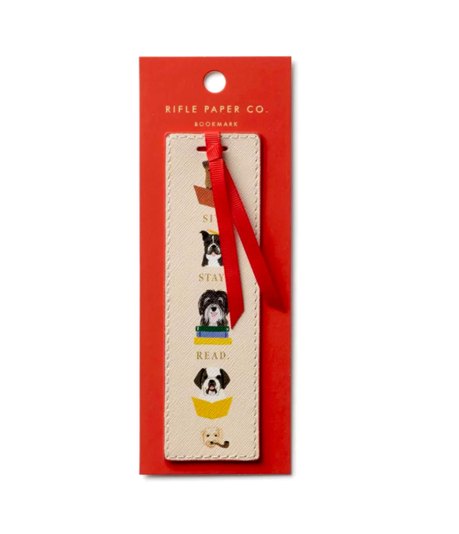 Rifle Paper Co | Studious Dogs Bookmark | Niche&Co.