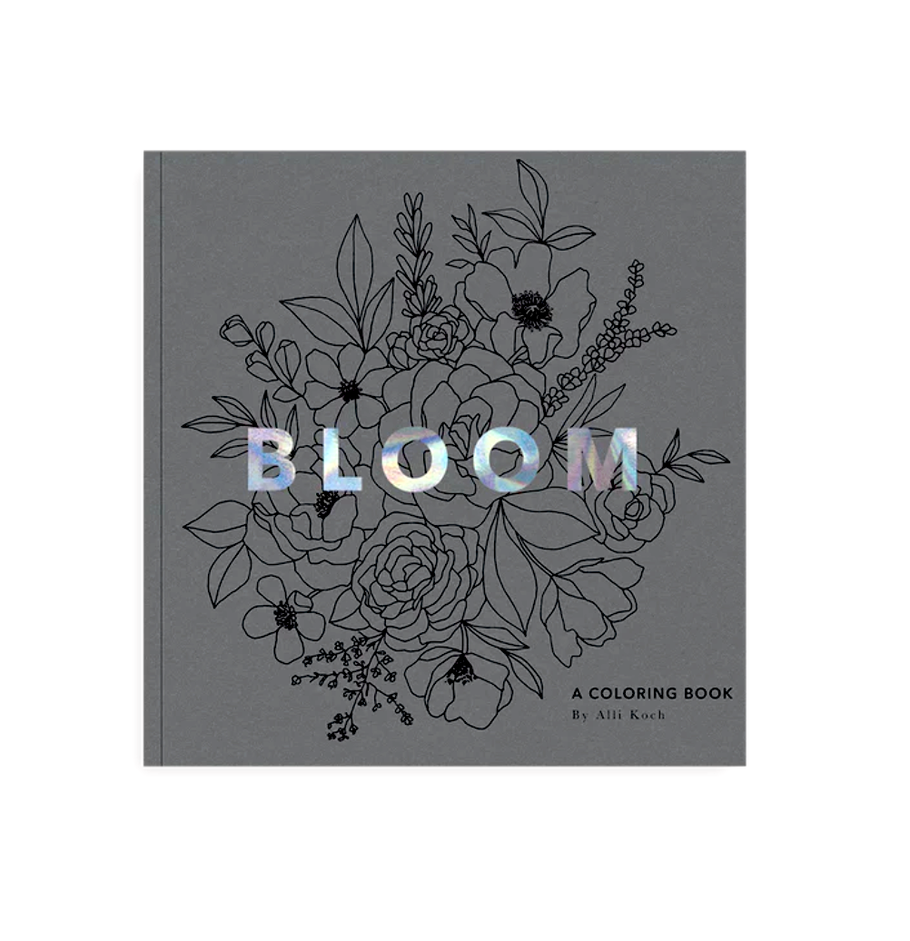 Bloom: Adult Coloring Book with Bonus Velvet Pages | Niche&Co.