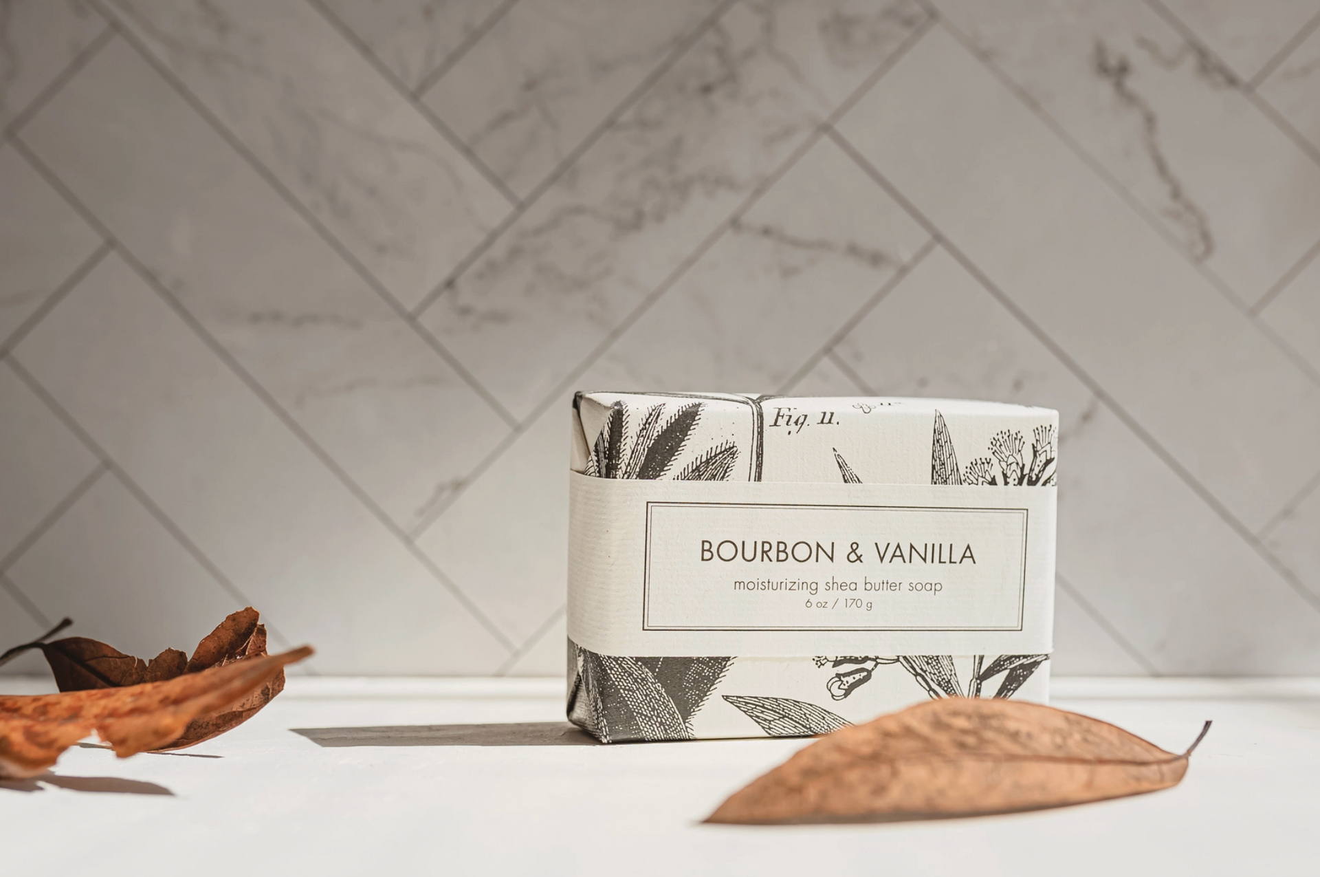 Bourbon & Vanilla Shea Butter Soap - Bath Bar | Niche&Co
