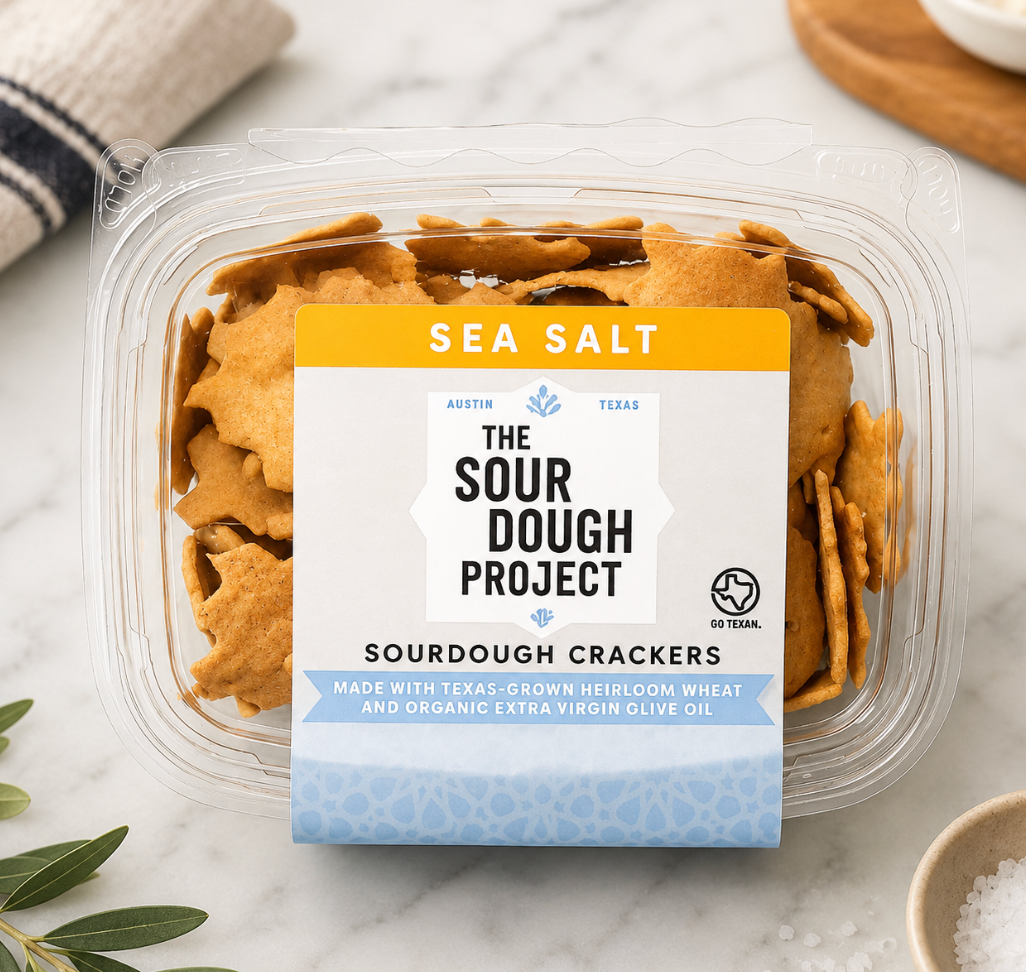 The Sourdough Project Sea Salt Sourdough Crackers | 6 oz
