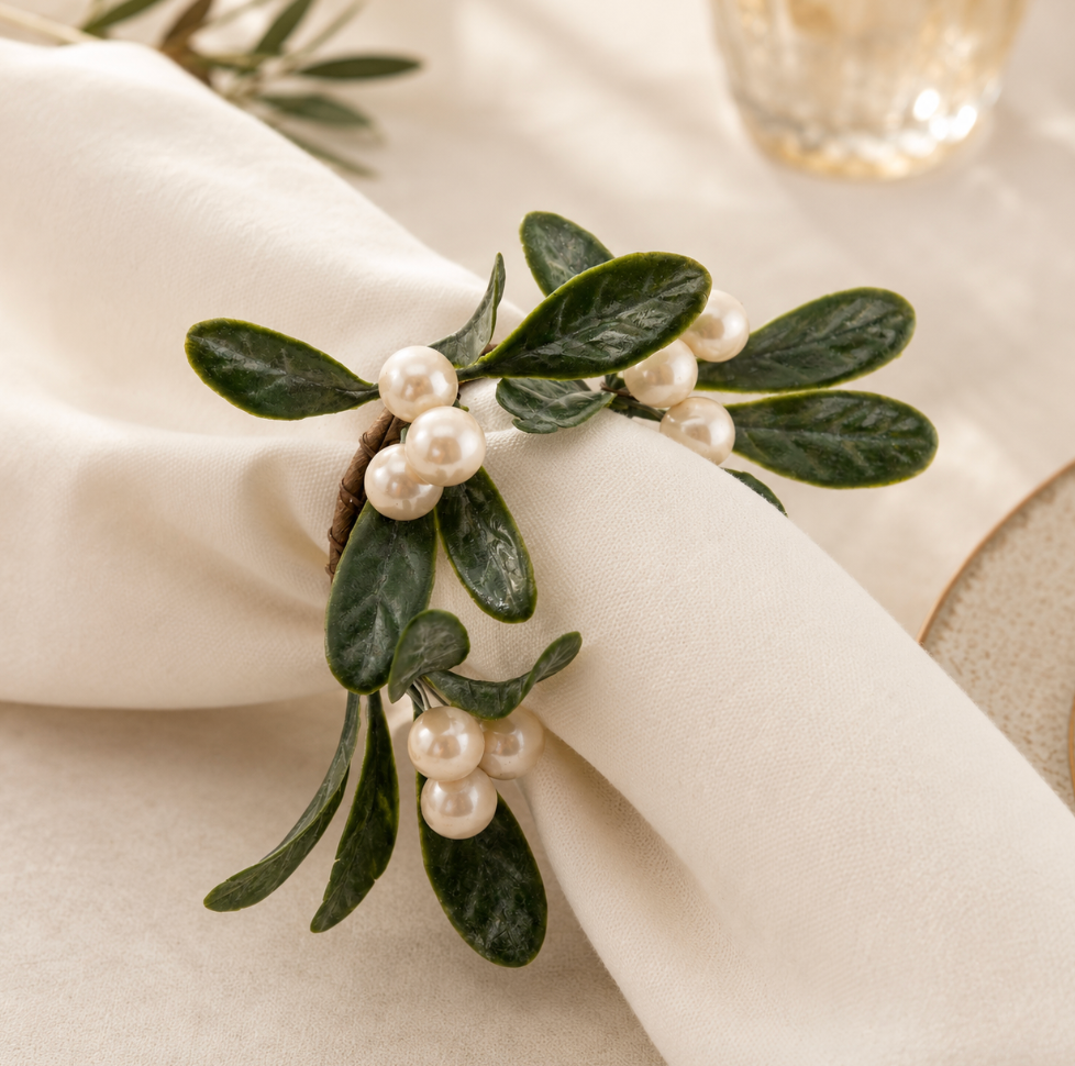Mistletoe Napkin Ring