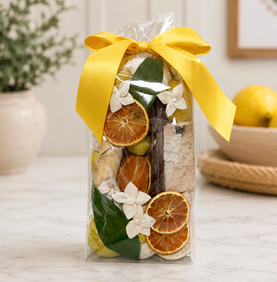 Andaluca Lemon Zest & Thyme Potpourri | 20 oz Decorative Home Fragrance