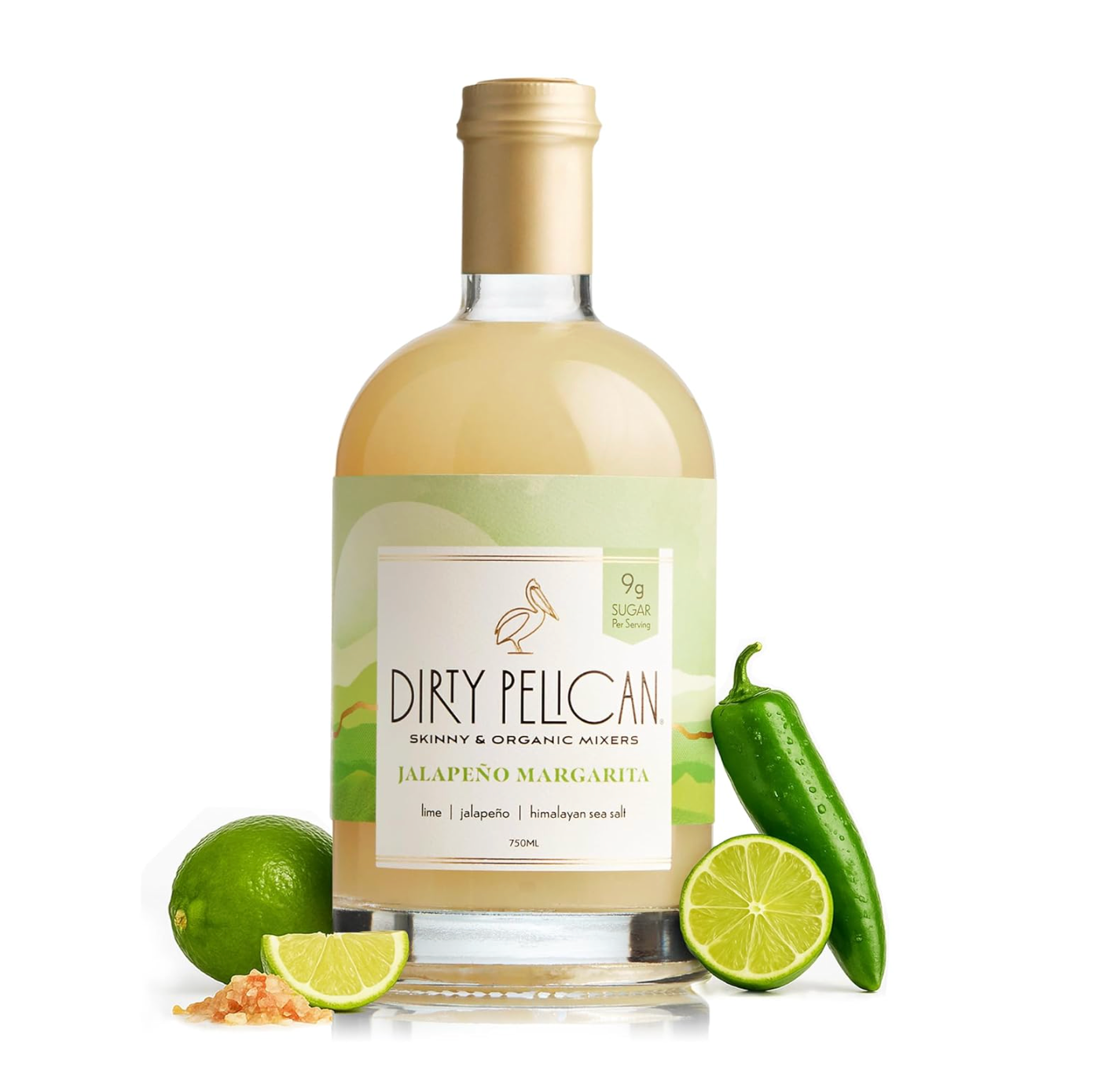 Dirty Pelican Jalapeño Margarita Cocktail Mixer 750mL
