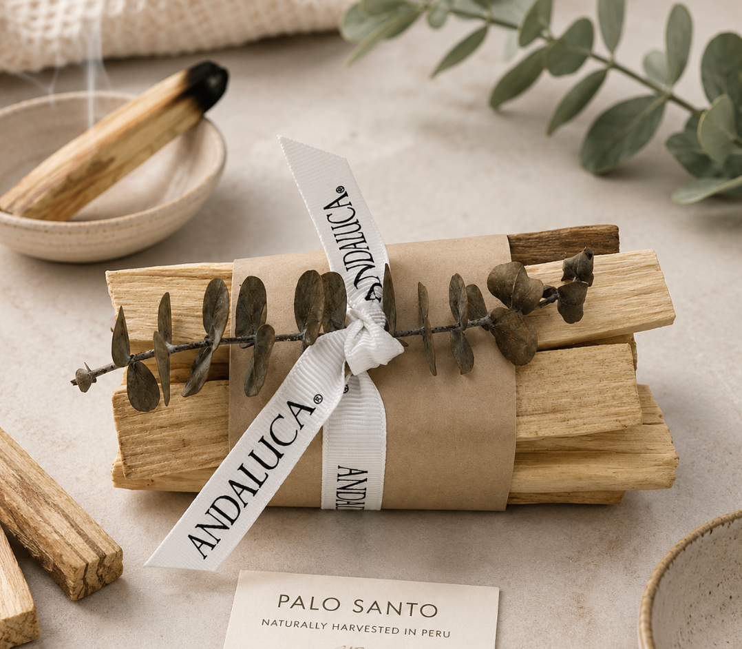 Andaluca Palo Santo Smudge Stick Bundle | 8 Natural Palo Santo Sticks
