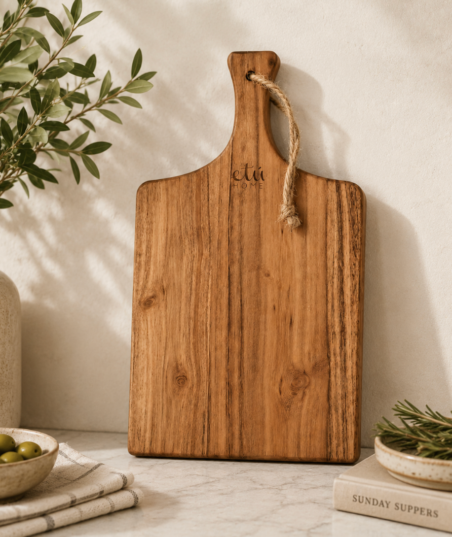etúHOME Mini Natural Charcuterie Board
