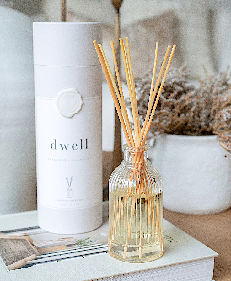 Dwell Bergamot Mahogany Reed Diffuser 6oz