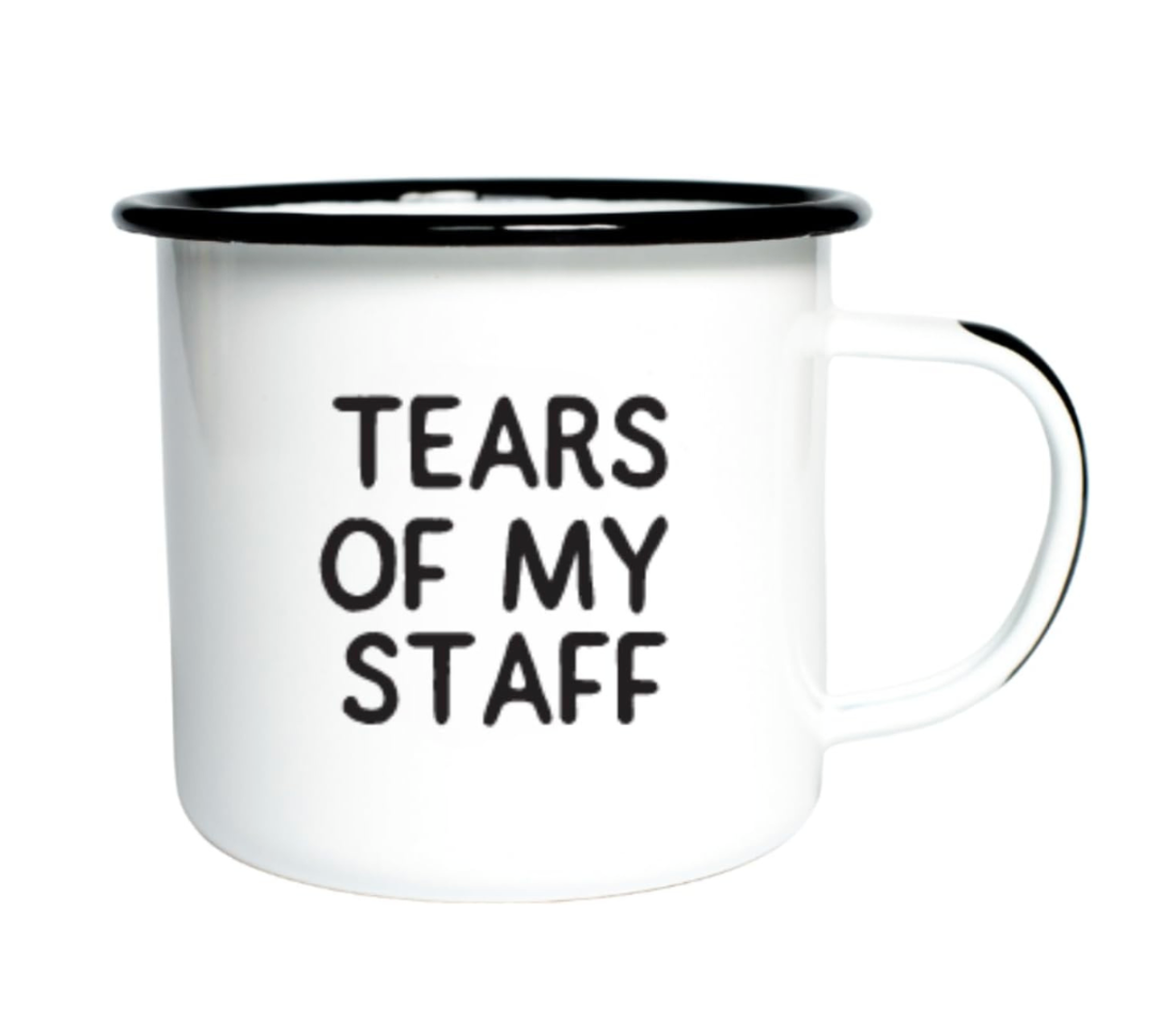 Swag Brewery Tears of My Staff Enamel Camp Mug | 16 oz