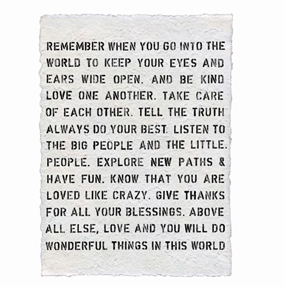 Sugarboo Handmade Paper Print "Remember When"