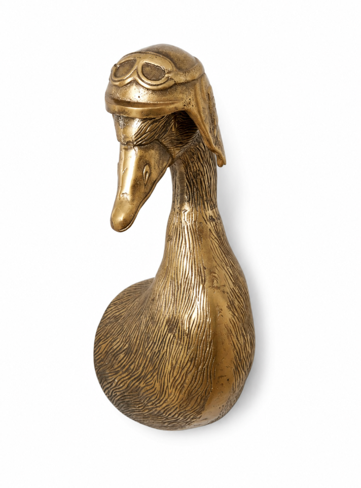 Charlie the Goose Bronzed Wall Mount