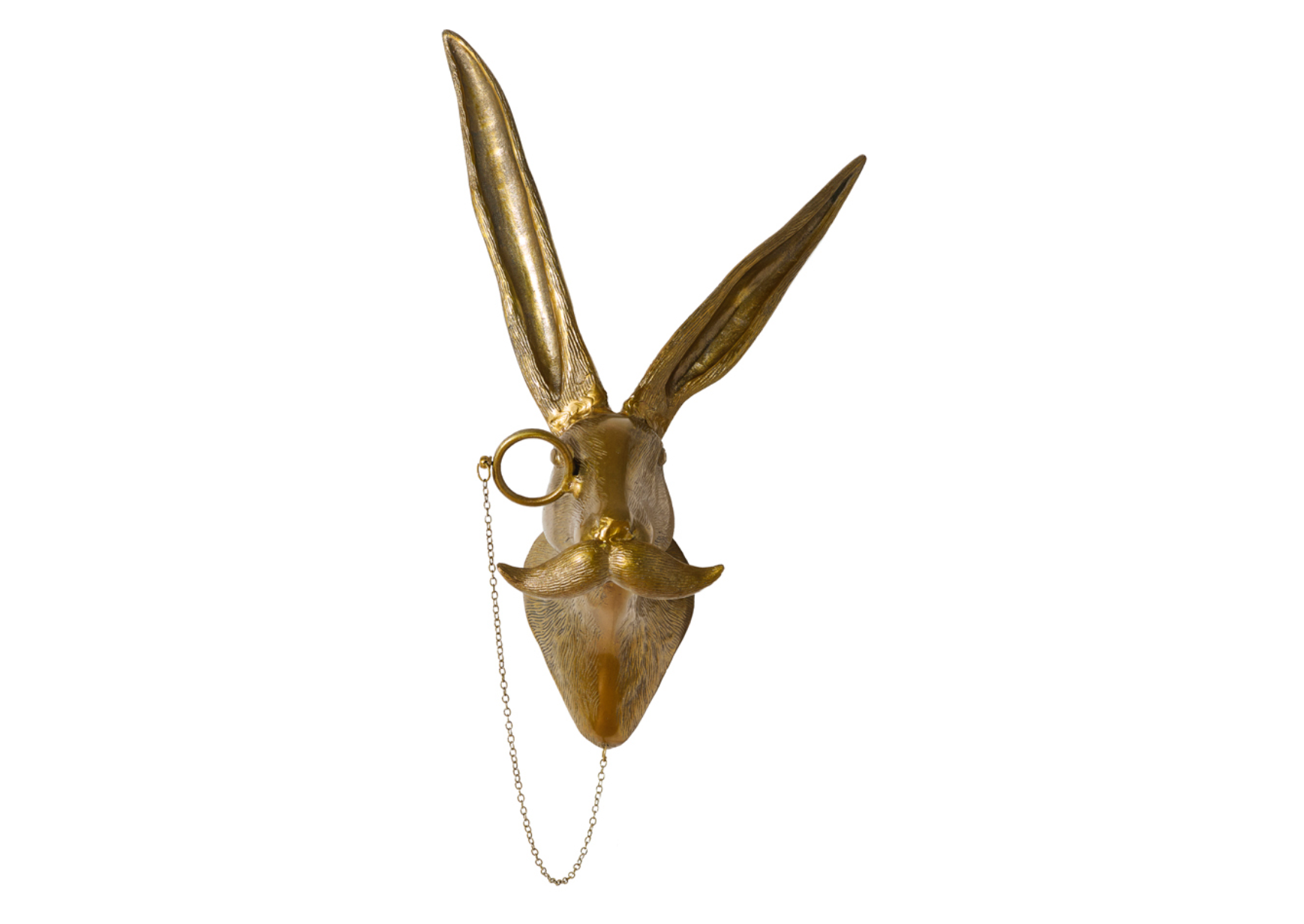 Eric the Hare Bronzed Wall Mount