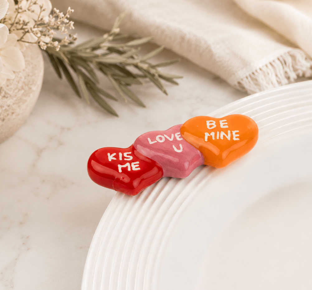 Nora Fleming Conversation Hearts Mini