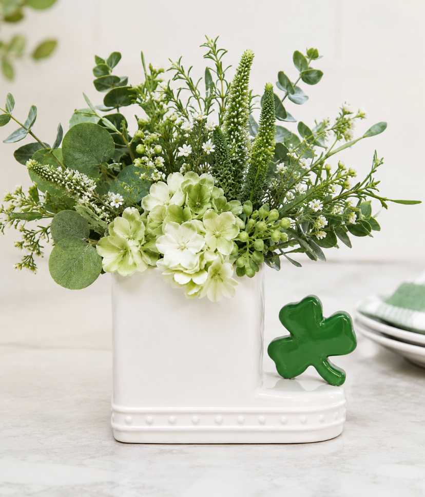 Nora Fleming Irish at Heart Shamrock Mini