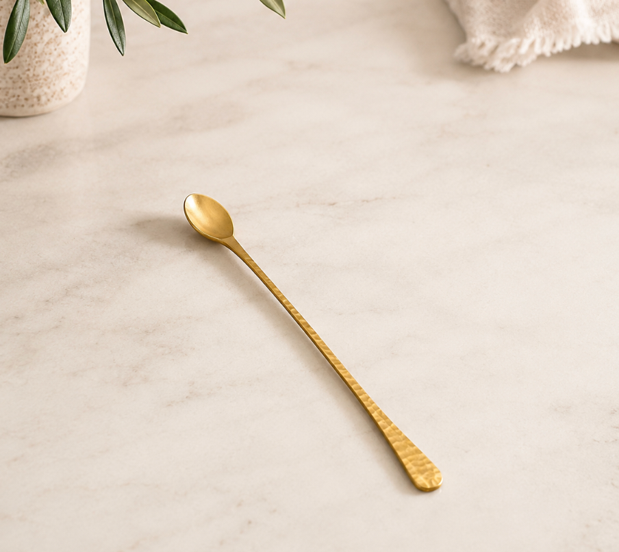 Pebbled Long Spoon