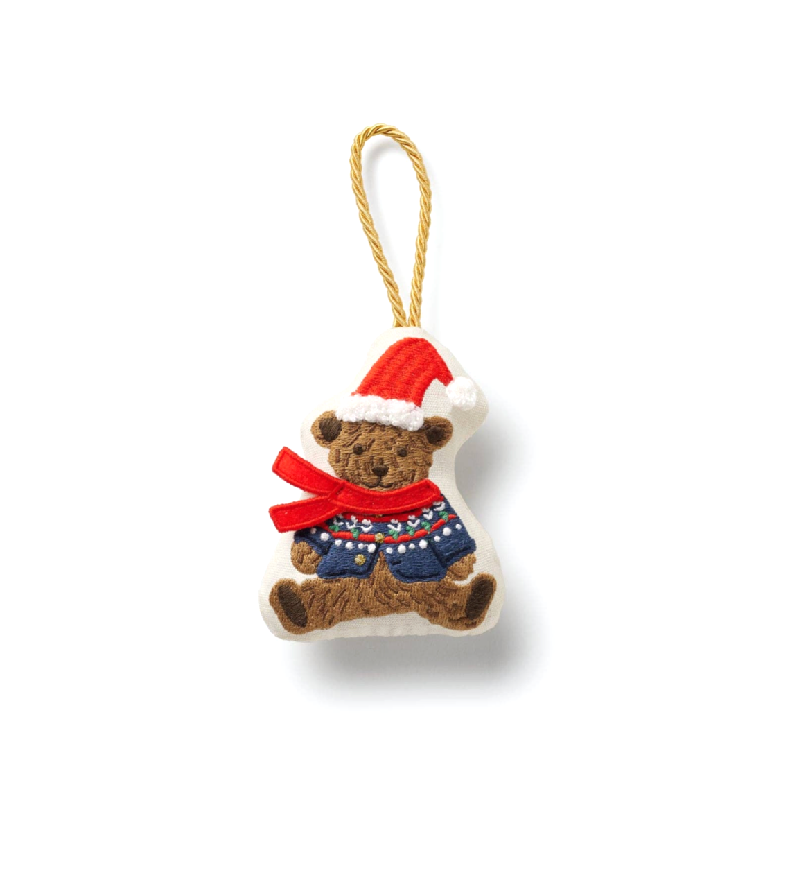 Rifle Paper Co. - Beary Christmas Embroidered Ornament