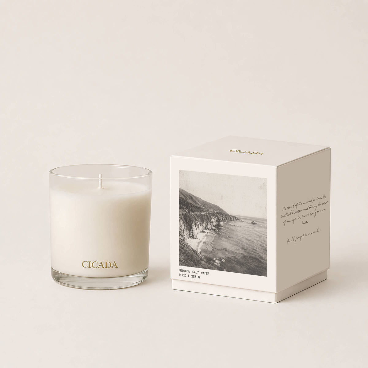 SALT WATER Medium Candle
