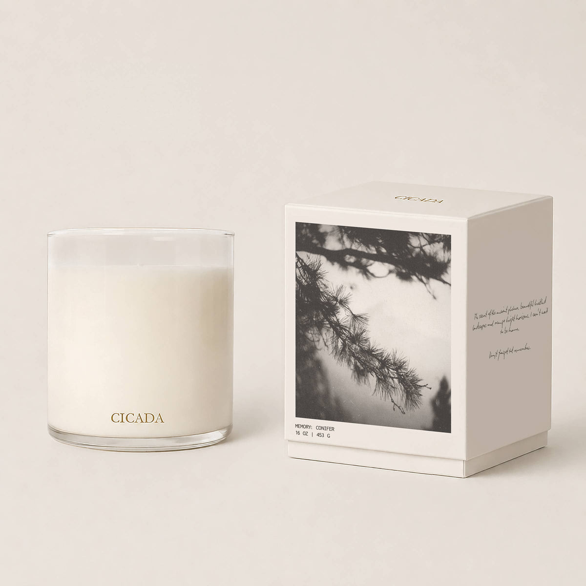 CONIFER Large Candle