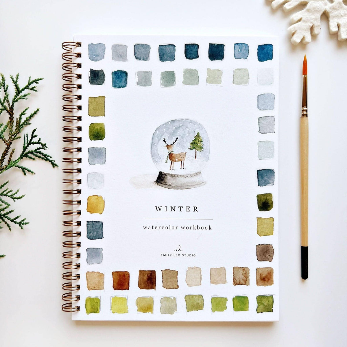Emily Lex Studio Winter watercolor workbook