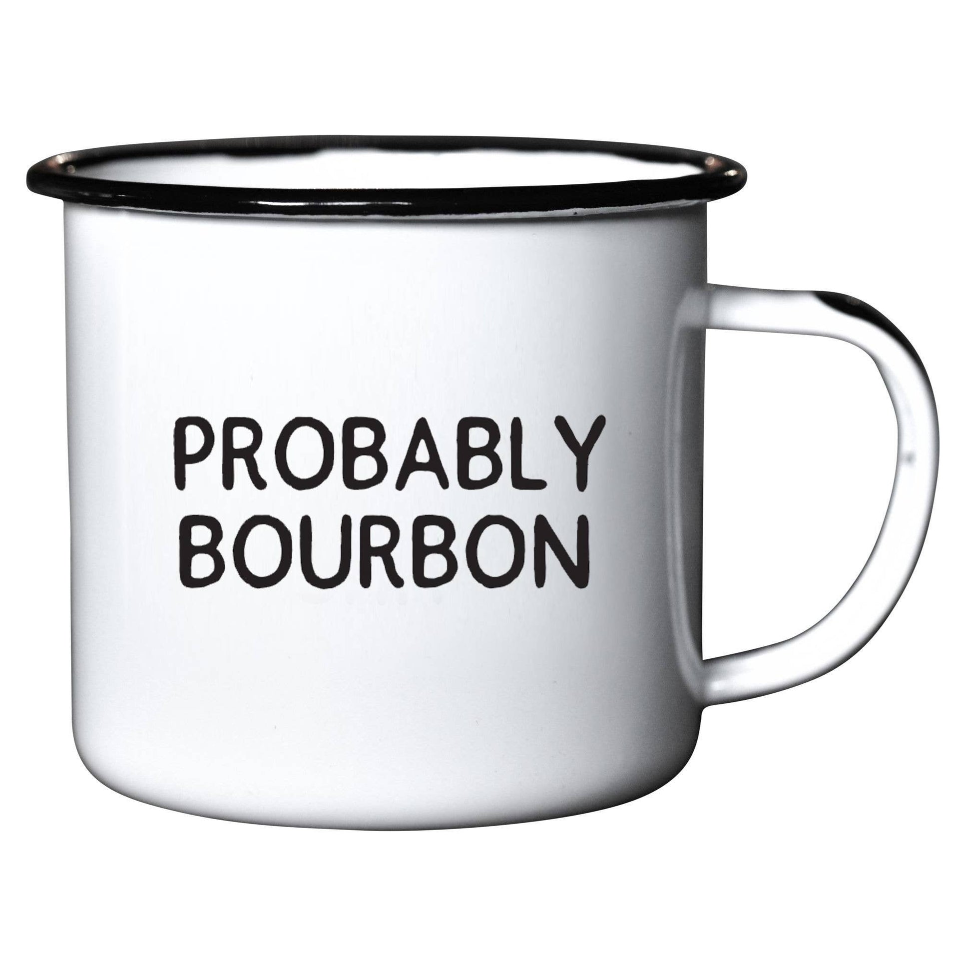Swag Brewery Probably Bourbon Enamel Camp Mug | 16 oz